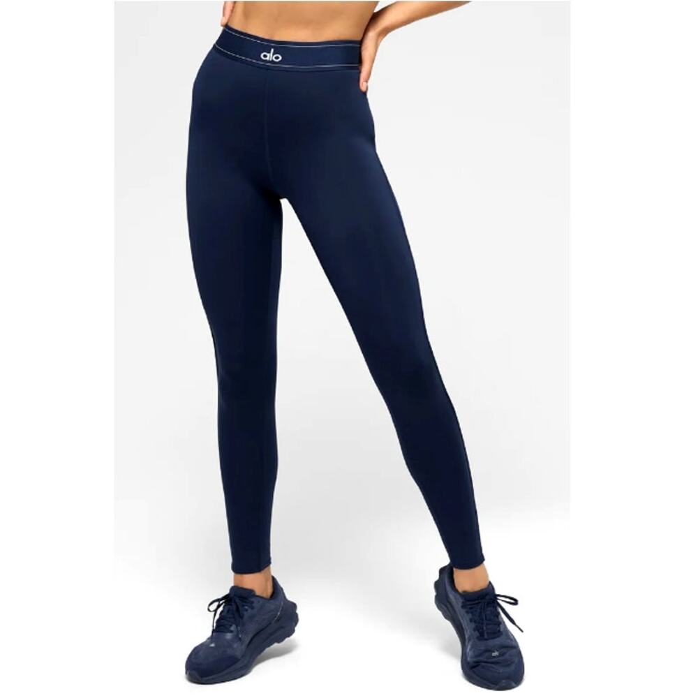 Alo Yoga Navy Airlift High-Waist Suit Up Leggings Size S
